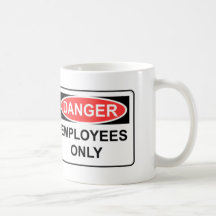 Empregados somente caneca