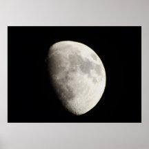 Encerando a lua Gibbous Poster