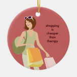 Enfeites de natal cerâmicos de Shopaholic