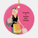 Enfeites de natal cerâmicos de Shopaholic