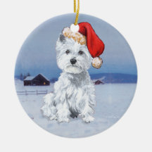 Enfeites de natal de Westies