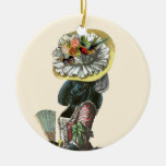 Enfeites de natal pretos de Marie Antoinette da ca