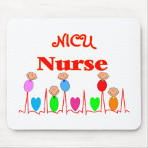 Enfermeira de NICU--Gráficos adoráveis do bebê Mousepads