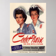 Enfermeira do cadete poster