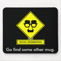 Engenharia social Mousepad mousepads