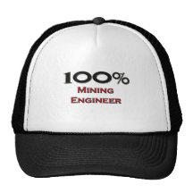 Engenheiro de mineração de 100 por cento bonés