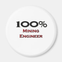 Engenheiro de mineração de 100 por cento imã