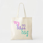 engraçado fazendo malha "meu saco da bola" para bo bolsa de lona