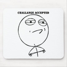 Engrenagem aceitada desafio mousepads