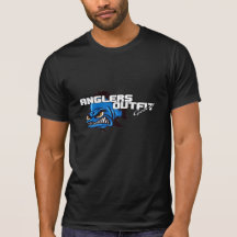 Engrenagem do equipamento dos pescadores camisetas