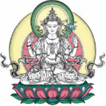 ENTALHE Avalokiteshvara/Chenrezig Escultura Foto