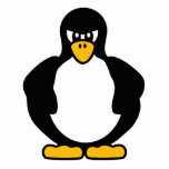 Entalhes irritados da escultura da foto do pinguim fotoescultura