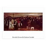 Enterro em Ornans por Gustave Courbet Cartoes Postais