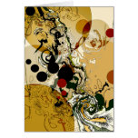 Entre as nuvens - abstrato cartoes