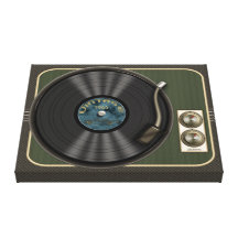 Envoltório das canvas do jogador gravado de vinil  impressão de canvas esticada