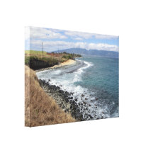 Envoltório das canvas do litoral de Havaí Impressão Em Tela Canvas
