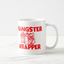 Envoltório do gângster canecas