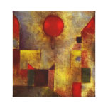 Envoltório vermelho das canvas do balão de Paul Kl Impressão Em Tela Canvas