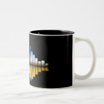 Equalizador - azul/ouro caneca
