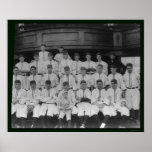 Equipa de beisebol 1910 dos Cincinnati Reds Posteres