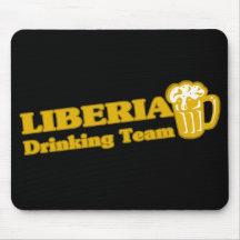 Equipe do bebendo de Liberia Mousepad