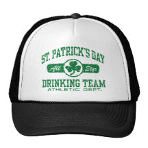 Equipe do bebendo do dia de St Patrick Bonés
