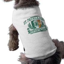 Equipe do bebendo do dia de St Patrick Roupas Para Pet