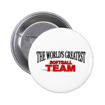 Equipe do softball do mundo a grande botons