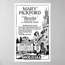 Era silenciosa do anúncio do filme do vintage de M Posteres