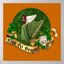 Erin vai irlandês de Bragh Poster