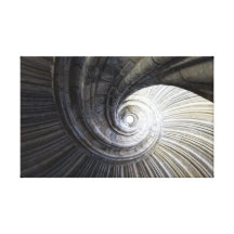 Escada de caracol 螺旋式楼梯 Spiral staircase Impressão De Canvas Esticada
