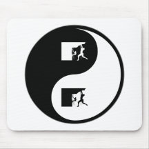 Escalada de Yin Yang Mouse Pads