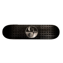 Escalas ásperas de justiça skateboard
