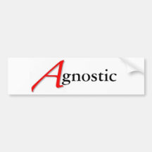 Escarlate da etiqueta agnóstica adesivos