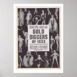 Escavadores de ouro de 1933 posters