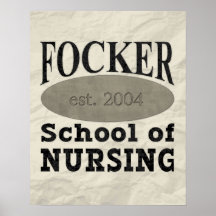 Escola de enfermagem de Focker Poster