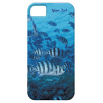 Escola de peixes listrados - personalize capas casemate