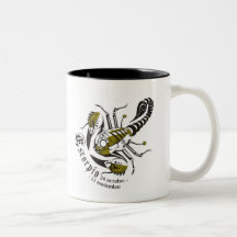 Escorpio mug tazas