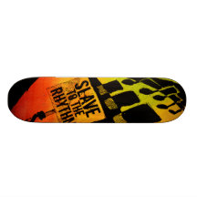 Escravo ao skate do ritmo