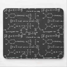 Escrita da fórmula química mouse pad