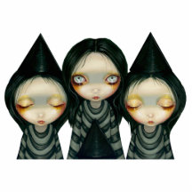 Escultura da foto de três irmãs de Witchy Escultura De Foto