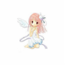 Escultura da foto do anjo de Manga Fotoesculturas