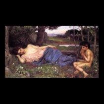 Escuta meu encanamento doce por John W. Waterhouse pôsteres