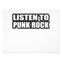 ESCUTE A MÚSICA DO PUNK ROCK CONVITE PERSONALIZADO