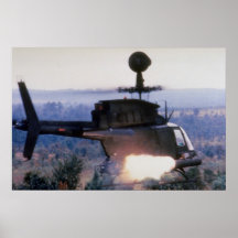 Escuteiro OH-58G de Kiowa Posters