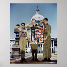 Escuteiros de menino em C.C., 1941 Poster
