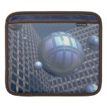 Esferas azuis quadro no espaço bolsa de iPad