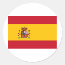 Espanha Adesivos Em Formato Redondos