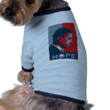 Esperança? NOPE! Mantenha a mudança, Barack! Roupa Para Cães