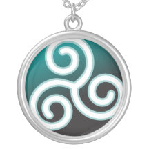 Espiral do céltico de Triskele Bijuteria Personalizada